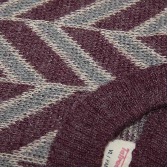 Tetrasvit (Slovakia) 70s, Brushed Yarn, Folk Geometry, Eastern Bloc - Picture 4 of 4